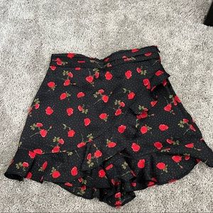 Zara floral skort